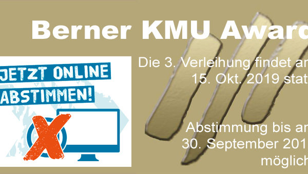 Wer gewinnt den 3. Berner KMU Award?