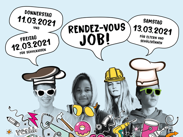 Rendez-vous Job 2021: Mehr Berufe und ein Tag zusätzlich!