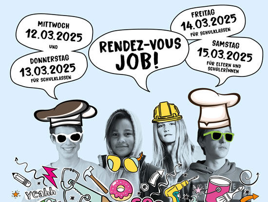 Save the Date: Rendez-vous Job 2025 vom 12. bis 15. März!