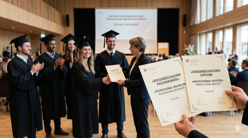 Neue Titel in der Berufsbildung: «Professional Bachelor» und «Professional Master»