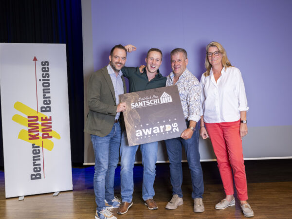 Santschi Holzbau gewinnt den Berner KMU Award 2026
