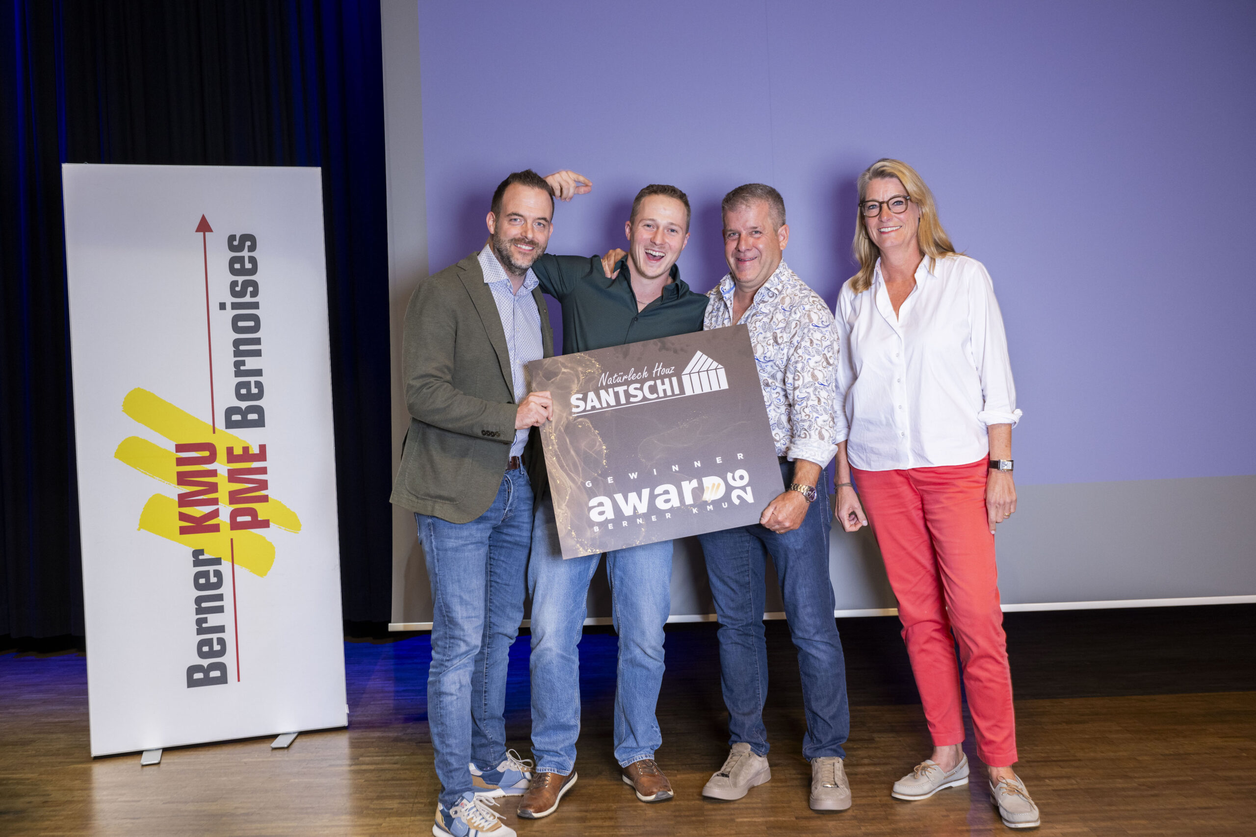 Santschi Holzbau gewinnt den Berner KMU Award 2026
